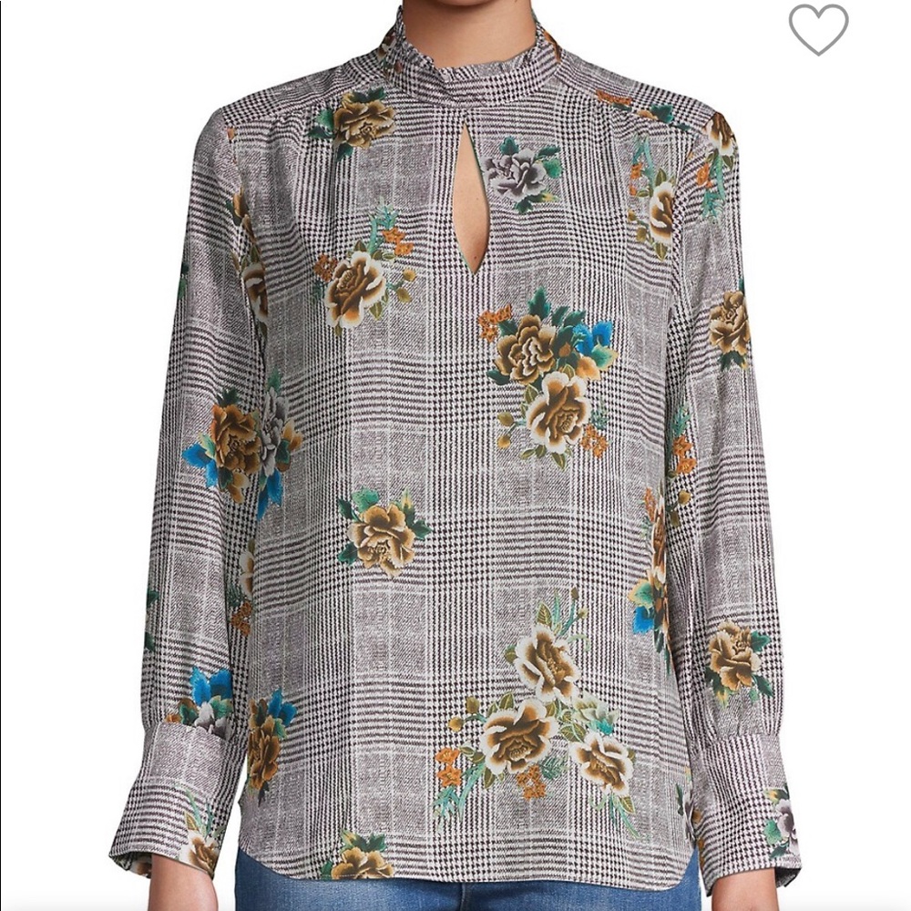 NWOT Supply and Demand Keyhole Blouse Size S